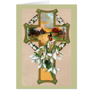 Sonnenuntergang-christliches Kreuz