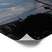 Sonnenuntergang Cloud Formation Foto Poster (Ecke)