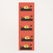 Sonnenuntergang Cool Yogamatte (Vorderseite)