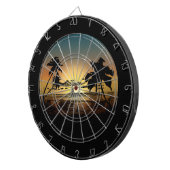 Sonnenuntergang Dartscheibe (Vorderseite rechts)