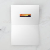 Sonnenuntergang der Inspirations-Karte Karte (Innenseite)