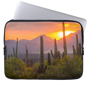 Sonnenuntergang der Wüste, Arizona Laptopschutzhülle