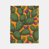 Sonnenuntergang der Wüste Fleecedecke (Vorderseite)