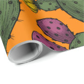 Sonnenuntergang der Wüste Geschenkpapier (Rolleneckpunkt)