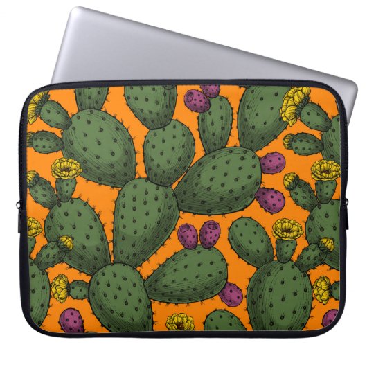 Sonnenuntergang der Wüste Laptopschutzhülle (Vorderseite)