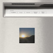 Sonnenuntergang der Wüste. Magnet (In Situ (Geschirrspüler))