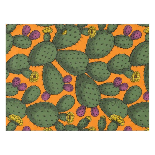 Sonnenuntergang der Wüste Tischdecke (Vorderseite (Horizontal))