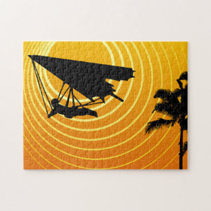 Sonnenuntergang Drachenfliegen Puzzle
