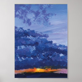 Sonnenuntergang, Druck, Werteplakat (Matte) Poster