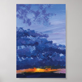 Sonnenuntergang, Druck, Werteplakat (Matte) Poster