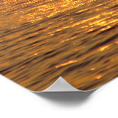 Sonnenuntergang (dünn) - Poster (Ecke)