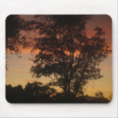 Sonnenuntergang durch die Bäume Mousepad (Vorne)