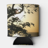 Sonnenuntergang durch die Tropenfotografie der Bäu Dosenkühler (Rückseite)