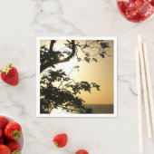 Sonnenuntergang durch die Tropenfotografie der Bäu Serviette (Beispiel)