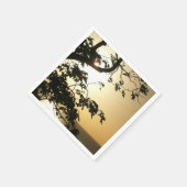 Sonnenuntergang durch die Tropenfotografie der Bäu Serviette (Ecke)