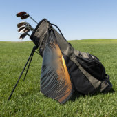 Sonnenuntergang durch die tropische Küste der Palm Golfhandtuch (Gras)