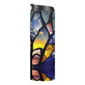 Sonnenuntergang durch festes Glas Thermosbecher (Nach rechts gedreht)