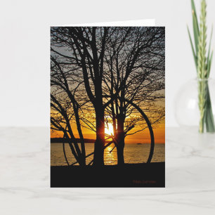 Sonnenuntergang durch Kunst Karte