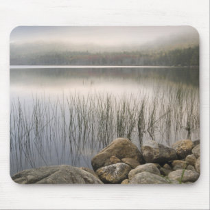 Sonnenuntergang durch Nebel über Upper Hadlock Pon Mousepad