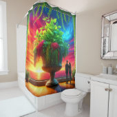 Sonnenuntergang Duschvorhang (Beispiel)