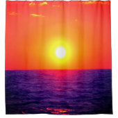 Sonnenuntergang Duschvorhang (Vorderseite)