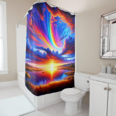 Sonnenuntergang Duschvorhang (Beispiel)