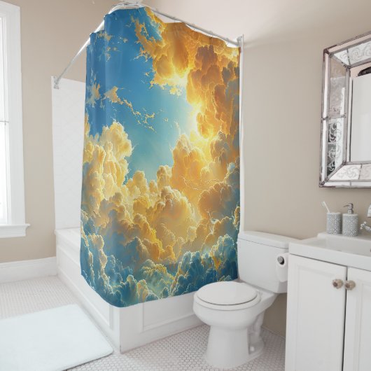 Sonnenuntergang Duschvorhang (Beispiel)