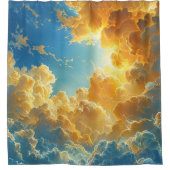 Sonnenuntergang Duschvorhang (Vorderseite)