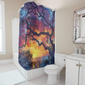 Sonnenuntergang Duschvorhang (Beispiel)