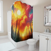 Sonnenuntergang Duschvorhang (Beispiel)