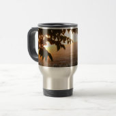 Sonnenuntergang Edelstahl 444 ml Reisen/Tasse Reisebecher (Vorderseite Links)
