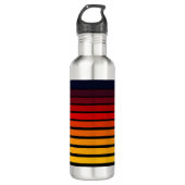 Sonnenuntergang Edelstahlflasche (Vorderseite)