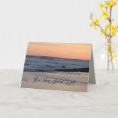 Sonnenuntergang Ein ganz besonderer Vater Karte (Gelbe Blume)