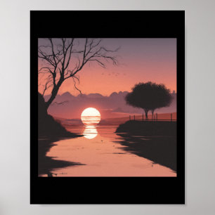 Sonnenuntergang Einfachheit Tag. 1 Poster