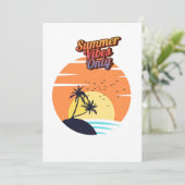 Sonnenuntergang Einladung (Stehend Vorderseite)