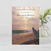 Sonnenuntergang Einladung (Stehend Vorderseite)