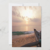 Sonnenuntergang Einladung (Rückseite)