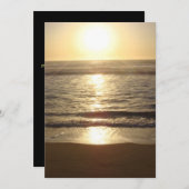 Sonnenuntergang Einladung (Vorne/Hinten)