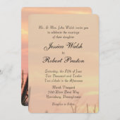 Sonnenuntergang Einladung (Vorne/Hinten)