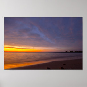 Sonnenuntergang, Elche-Rapids, Michigan Poster
