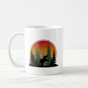 Sonnenuntergang Elefant Natur Landschaft Kaffeetasse