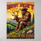 Sonnenuntergang Embrace: Sasquatch und die sanfte Poster (Vorne)