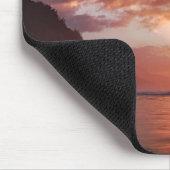 Sonnenuntergang entlang der Kauai-Küste Mousepad (Ecke)