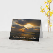 Sonnenuntergang-Entschuldigungs-Karte Karte (Gelbe Blume)