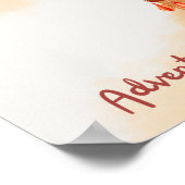 Sonnenuntergang erwartet Poster (Ecke)