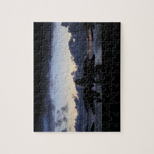 Sonnenuntergang F-14 Puzzle (Vertikal)