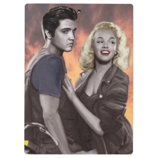 Sonnenuntergang-Fahrt Klemmbrett (Rückseite)