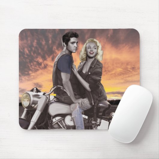 Sonnenuntergang-Fahrt Mousepad (Mit Mouse)