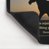 Sonnenuntergang-Fahrt Mousepad (Ecke)