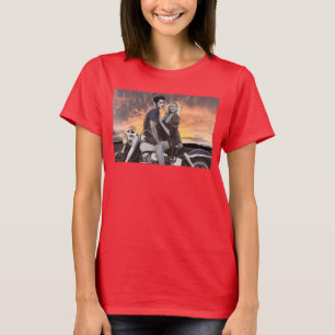 Sonnenuntergang-Fahrt T-Shirt